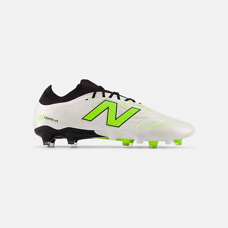 NEW BALANCE TEKELA PRO LOW LACED FG V5 “White / Black / Pixel Green” (ST2FLSP5)