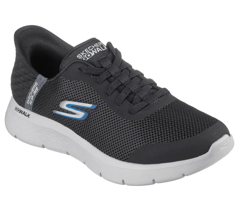 Skechers Slip-ins: GO WALK Flex – Hands Up Sneaker Black/Grey