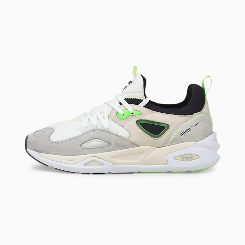 Women’s PUMA Trc Blaze The Triangl White/Nimbus Cloud/Green Glare (383104-02)