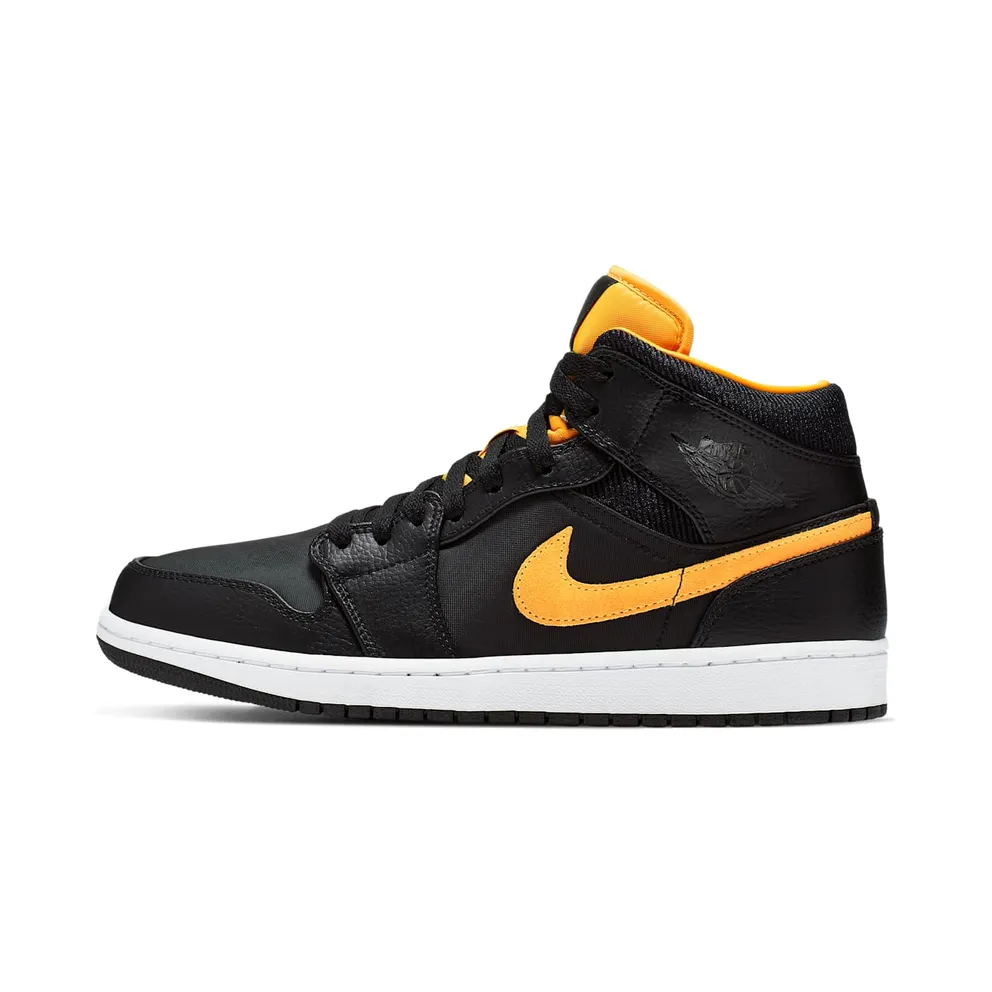 Jordan 1 Mid Black University Gold (CI9352-001)