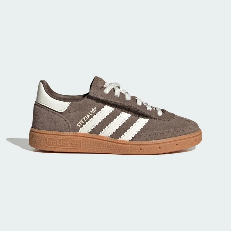 Adidas HANDBALL SPEZIAL COMFORT CLOSURE ELASTIC LACE Shoes Earth Strata / Off White / Gum (LA4008)