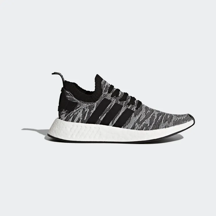 adidas NMD R2 Black White Future Harvest