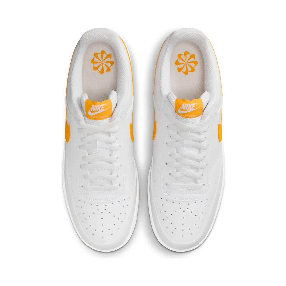 Nike Court Vision Low ESS “White / University Gold” (HF1744-100)