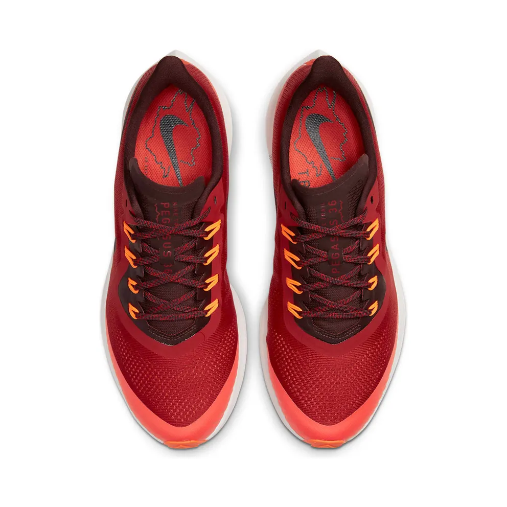 Nike Air Zoom Pegasus 36 Trail Dune Red Dune Red/Mahogany-Team Orange-Burgundy Ash (AR5677-600)