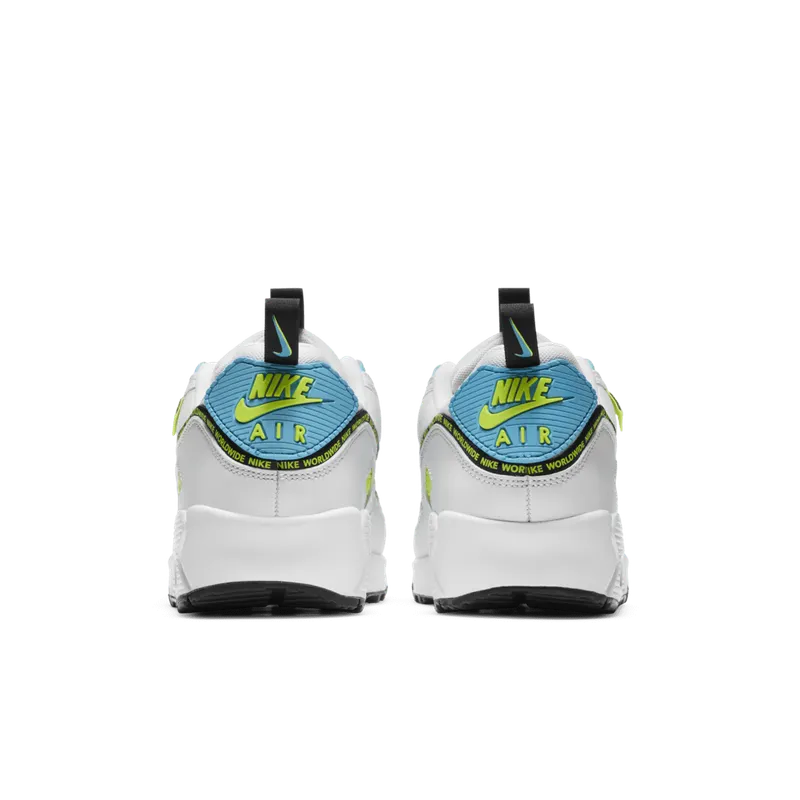Nike Air Max 90 SE Worldwide White/Black/Volt (CZ6419-100)