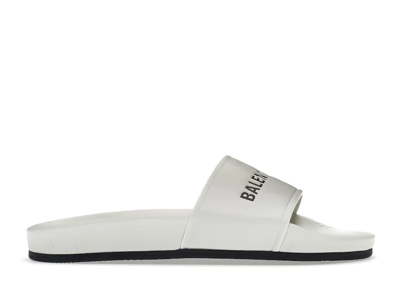 Balenciaga Pool Slide White (W)