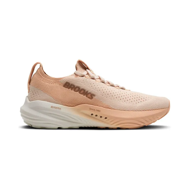 Brooks Glycerin StealthFit 22 Almond Peach Portabella (120437-1B-209)