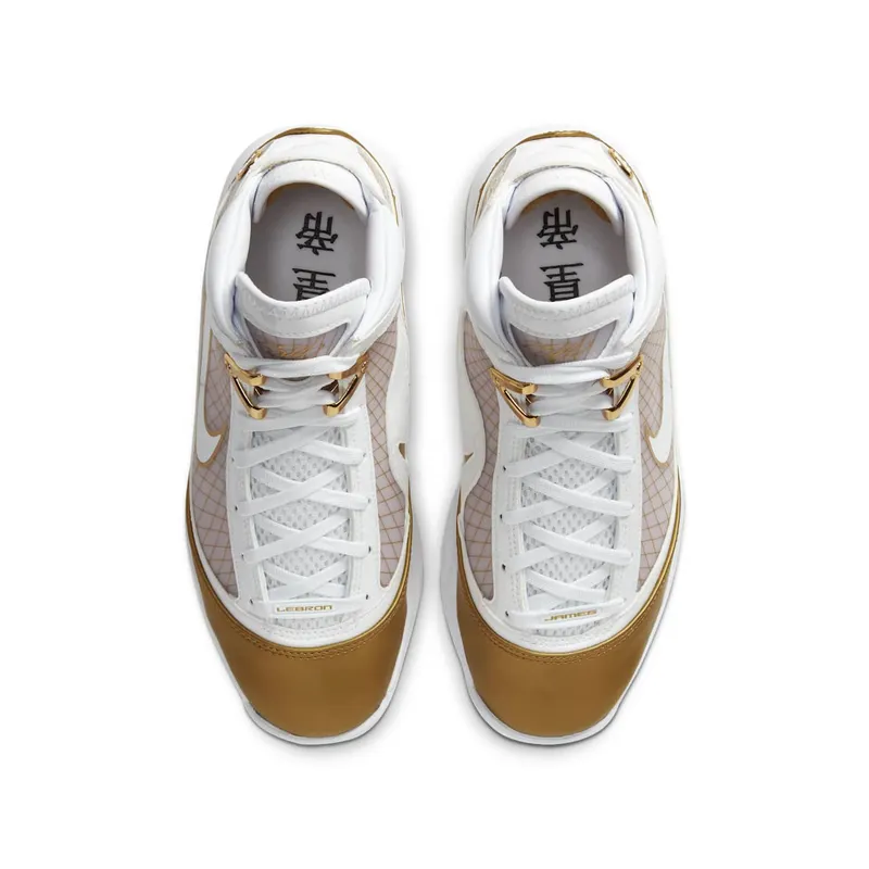 Nike LeBron 7 China Moon 2020 (GS) White/Metallic Gold-White (CK0719-100)