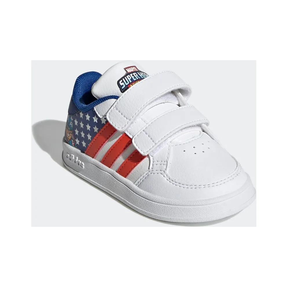 Adidas Breaknet Cloud White / Bold Orange / Royal Blue (GZ7651)
