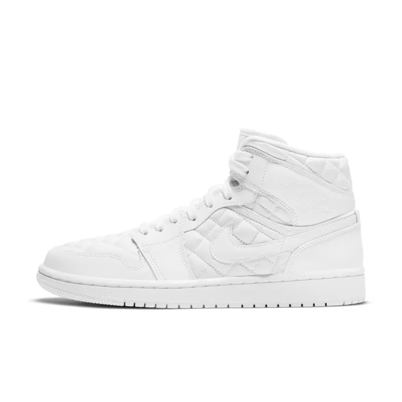 Jordan 1 Mid Quilted White White/White-White (DB6078-100)