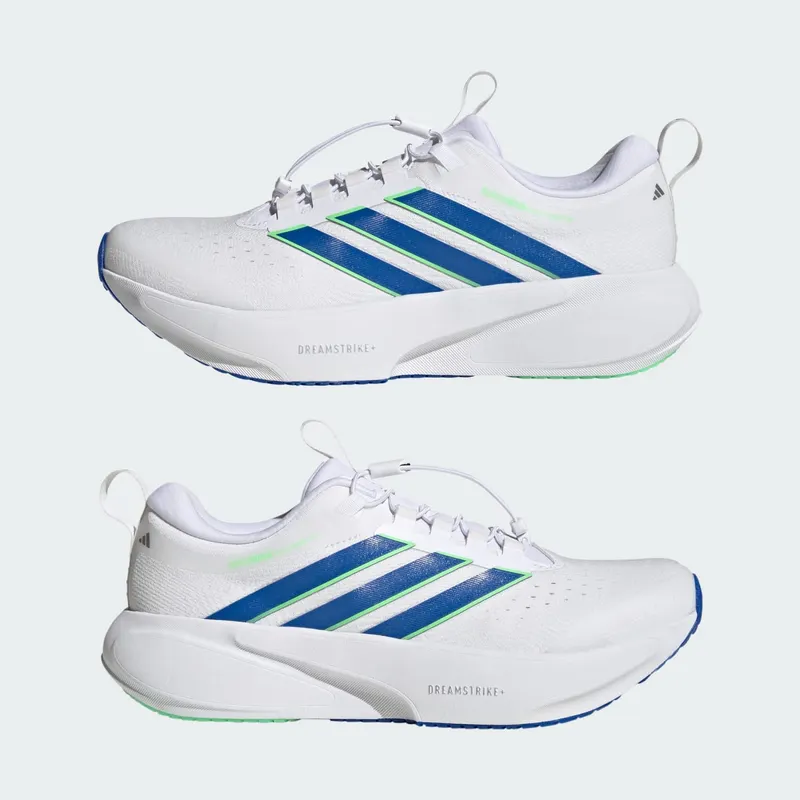 Adidas SUPERNOVA RISE 3 ADAPTIVE Running Shoes Cloud White / Blue / Lime Burst (JQ4348)