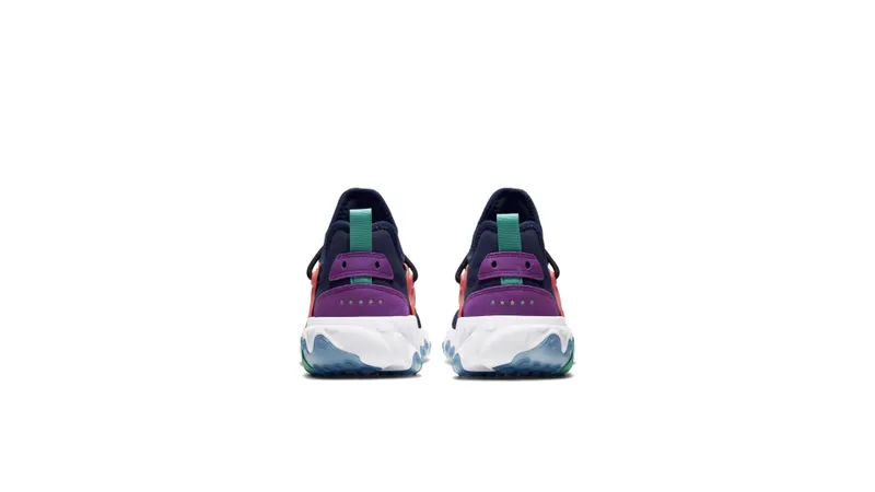 Nike React Presto Midnight Navy Magic Ember (GS) Midnight Navy/Magic Ember-Vivid Purple-Kinetic Green (BQ4002-402)