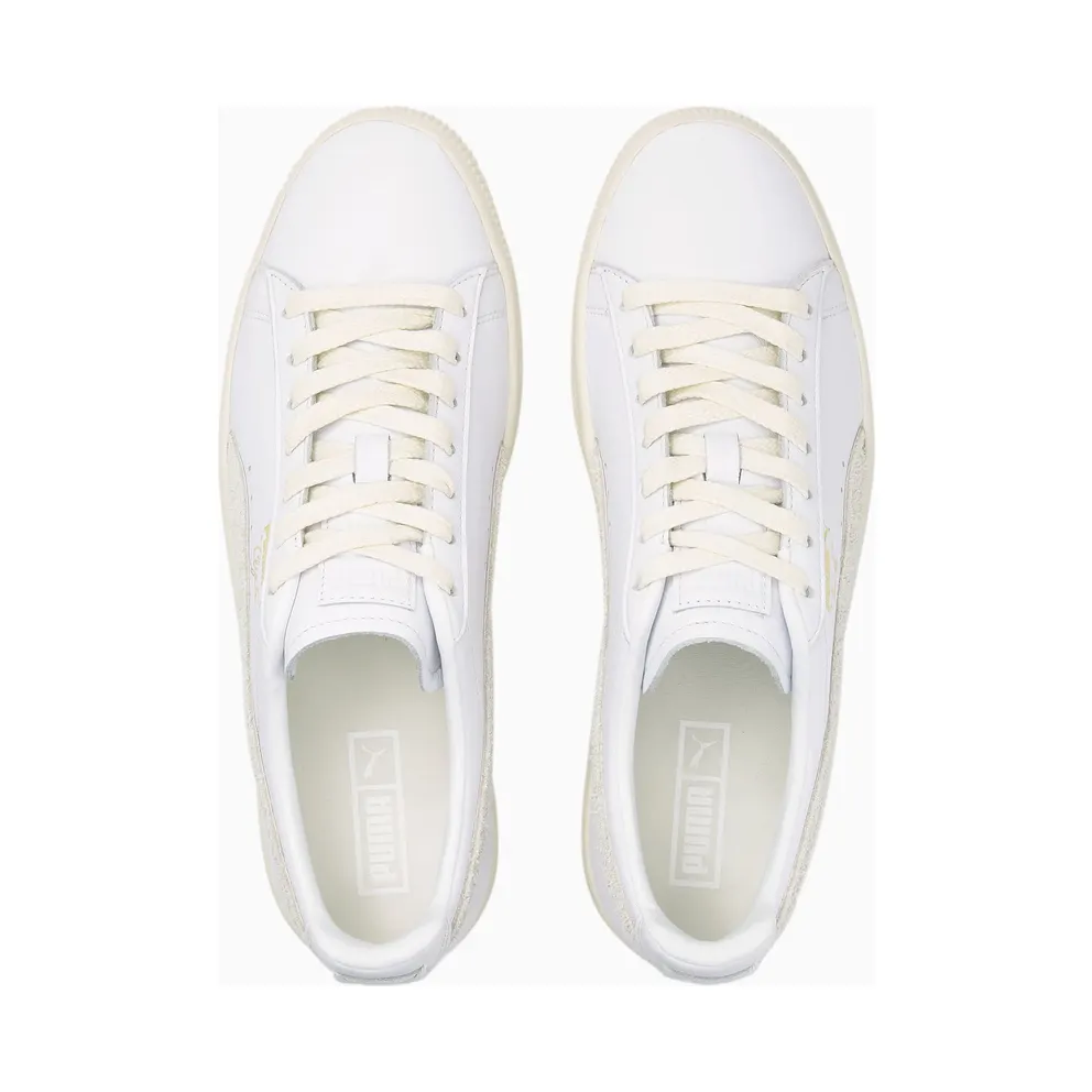 Puma Clyde Base Gold/White (390091-01)