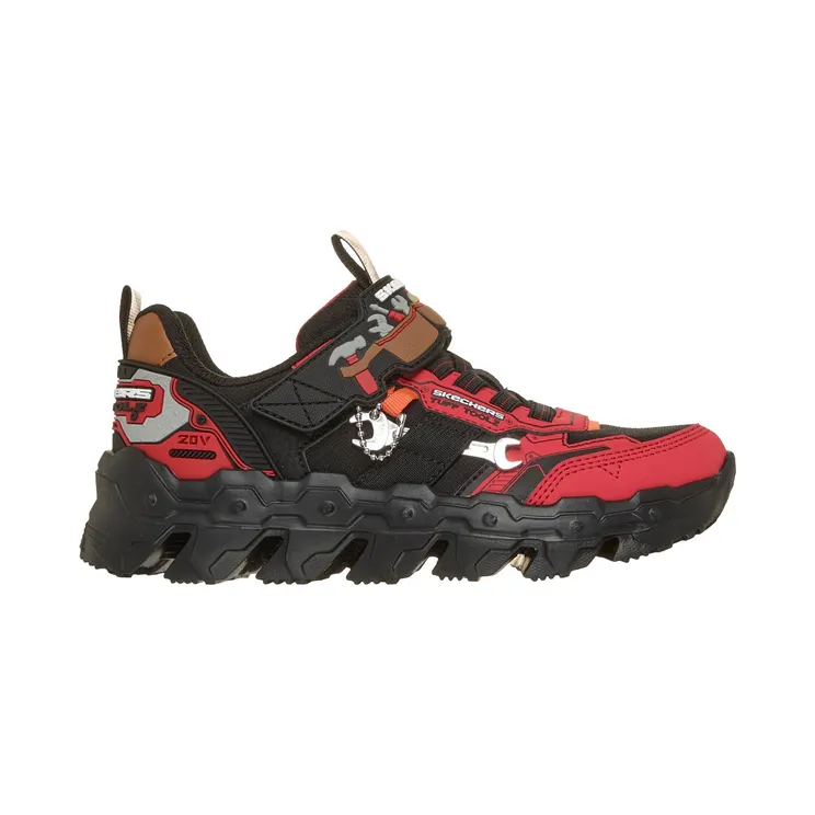 Skechers Mega-Flex Lite “Tuff Toolz Red / Black” (402130LRDBK)