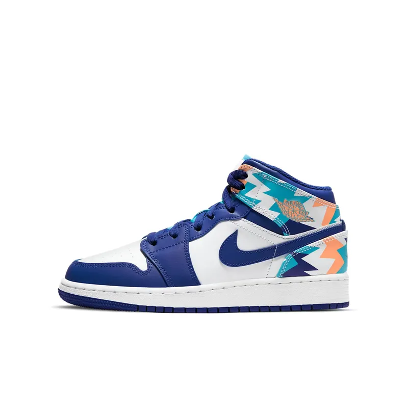 Air Jordan 1 Mid GS Storm Blue (555112-105)