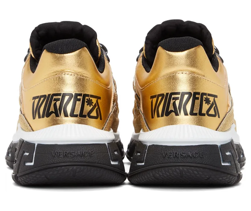 Versace Gold Trigreca Sneakers (DSU8094 1A02748) (4)