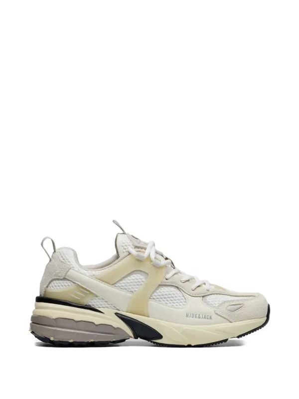 Hide&Jack Running 2000 with vlakken – Beige (ERUNNCRMCRM)