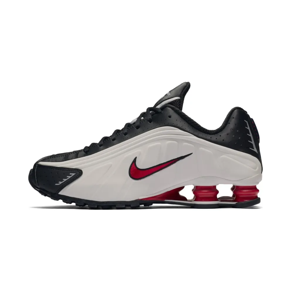 Nike Shox R4 Platinum Tint University Red Black Platinum Tint/University Red-Black (104265-050)