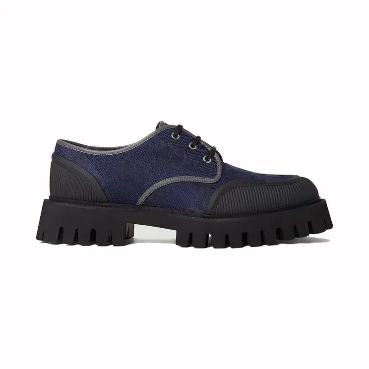 Gucci GG Laced-up Shoes Navy (699552 UKOF0 4549)