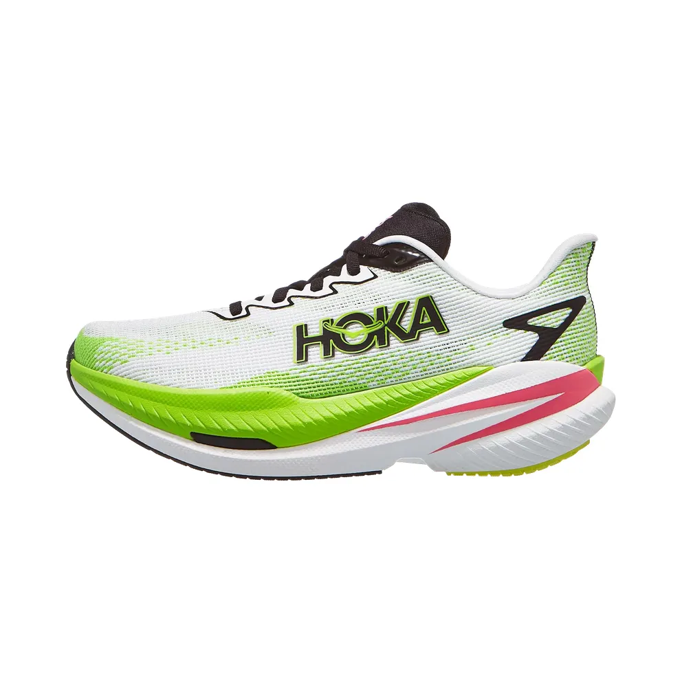 Hoka Mach X 3 “White / Neon Lime” (1168721-WNL)