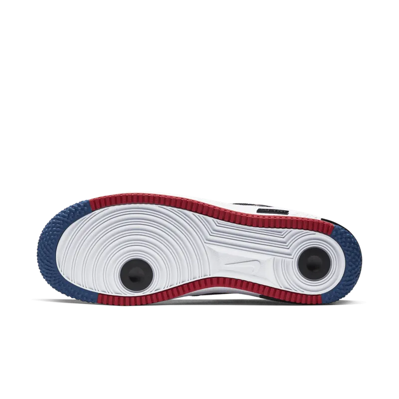 Nike Air Force 1 Low React Black White Gym Red Gym Blue Black/Gym Red-Gym Blue-White (CT1020-001)