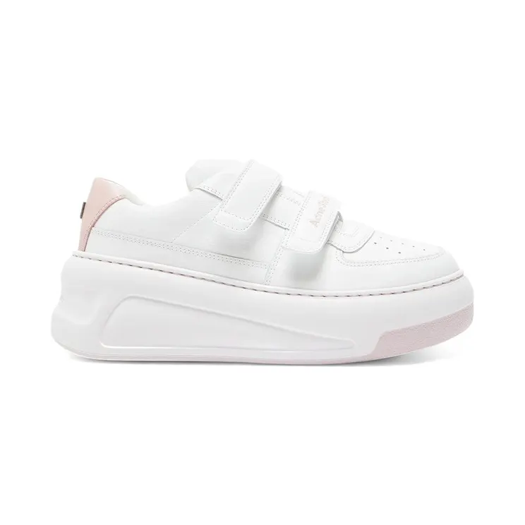 Acne Studios Steffey U Friend Raise Sneakers Optic White Pink (CD0001-DPM)
