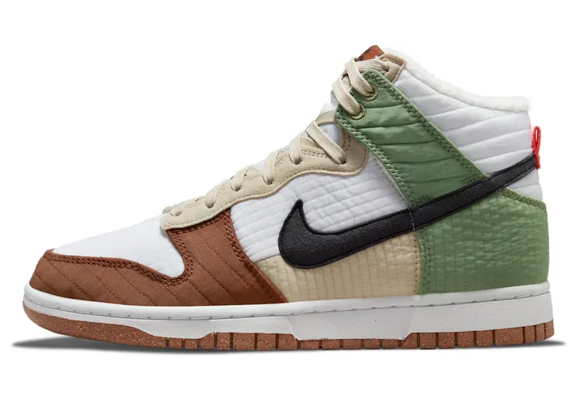 Nike Dunk High Toasty – “Summit White / Black / Oil Green / Rattan” (DN9909-100)