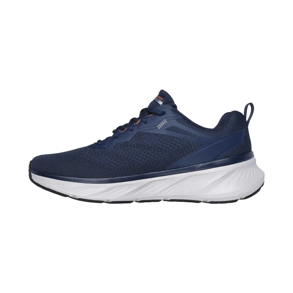 Skechers Relaxed Fit: Edgeride – Exxo – Marine / Orange – “Blue” (232836 NVOR)