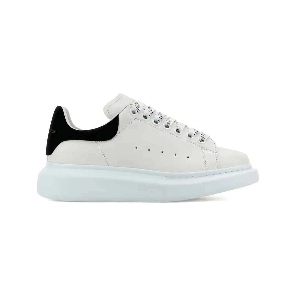 Alexander Mcqueen Oversized Leather “White/Black” (553770 WIAIH 9061)