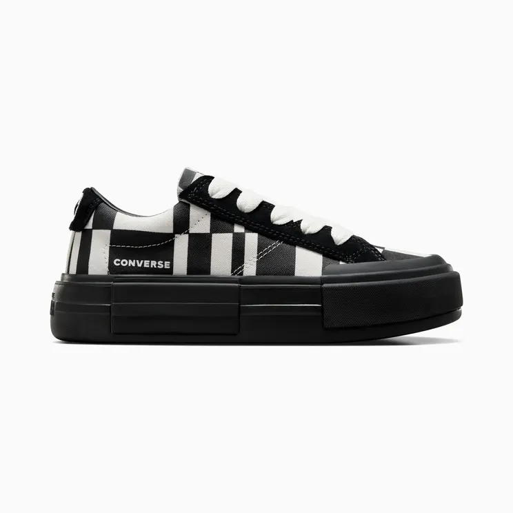 Converse Chuck Taylor All Star Cruise Low Distorted Checkered Distorted Checkered Black Egret (A08790C)
