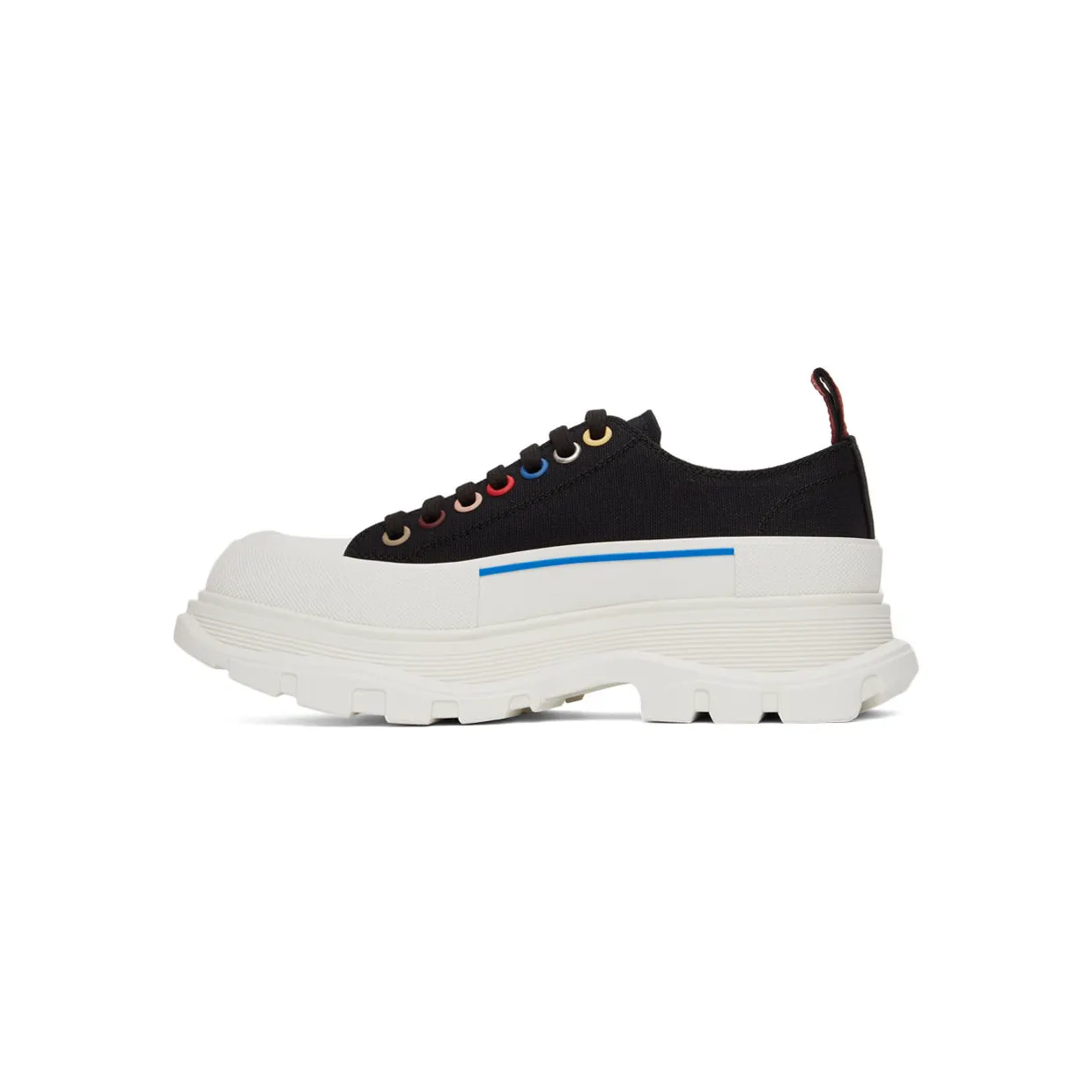 Alexander McQueen Black & Multicolor Treadslick Sneakers (604257W4MVG1522) (3)