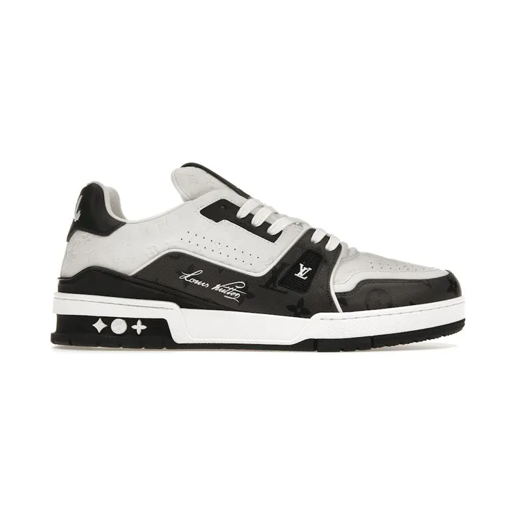 Louis Vuitton LV Trainer #54 Black White (1AANEG)
