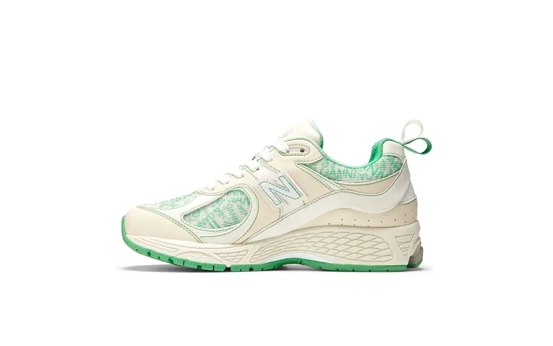 New Balance 2002R GANNI Turtledove – “Cream / Green” (M2002RGC)