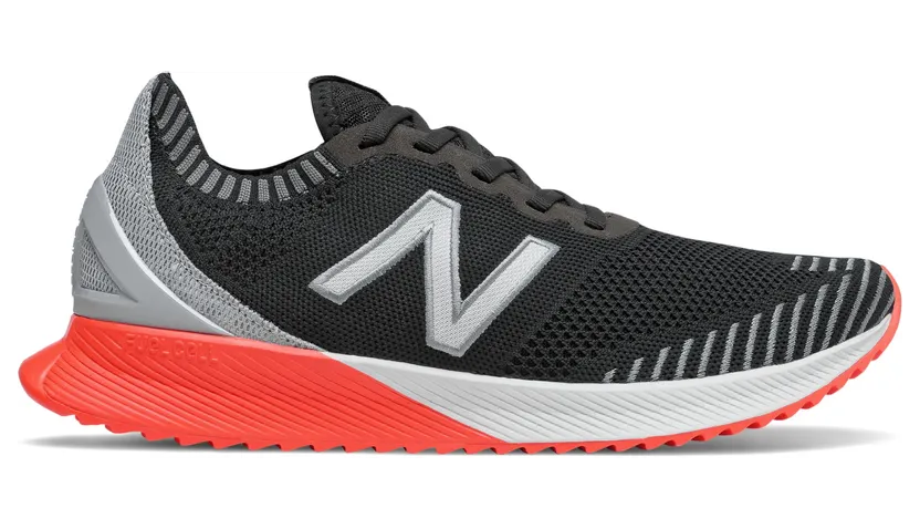 New Balance Herren FuelCell Echo – Black/Grey/Red, Black/Grey/Red (MFCECCN)
