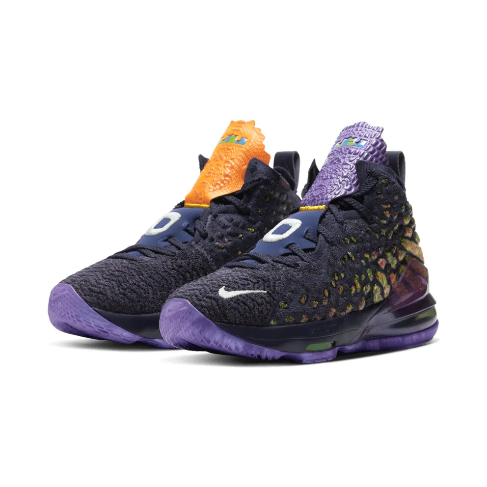 Nike LeBron 17 Monstars (GS) Navy Heather/Multi-Color-Black (CW1036-400)