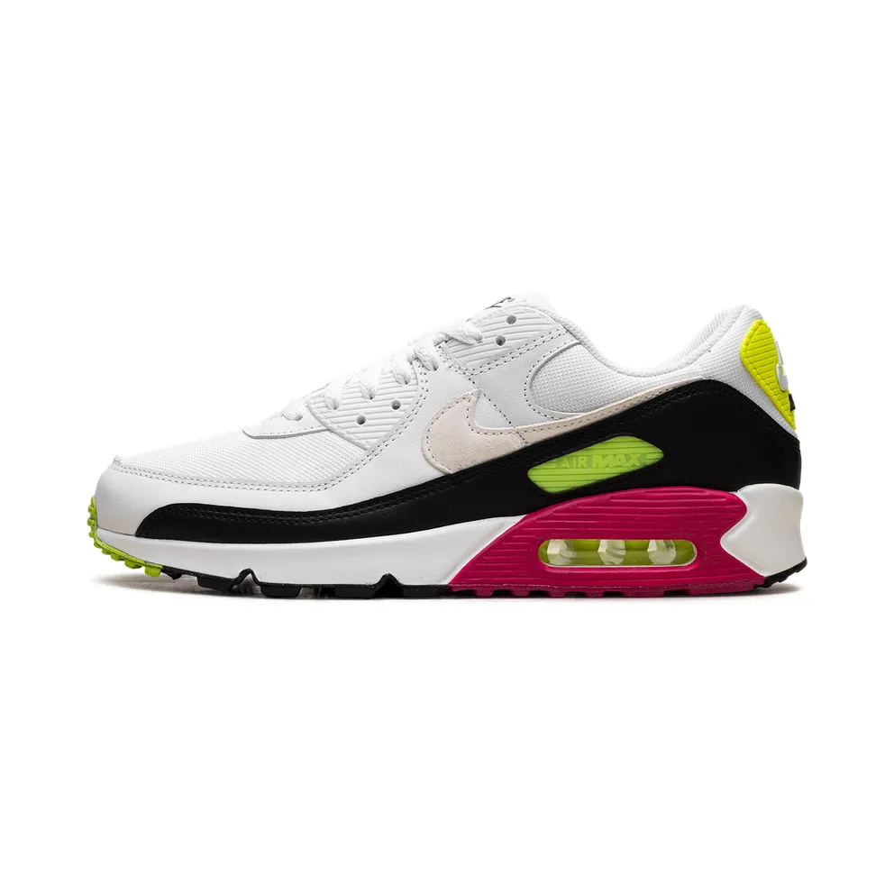 Nike Air Max 90 “White Volt Rush Pink” (DQ4071-100)