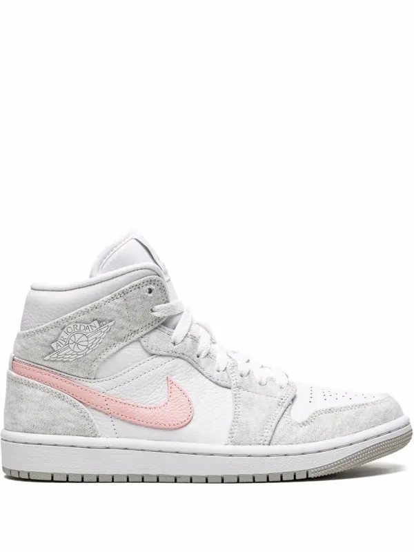 Jordan Air Jordan 1 Mid SE Heather Grey/Pink sneakers – White (DN4045)