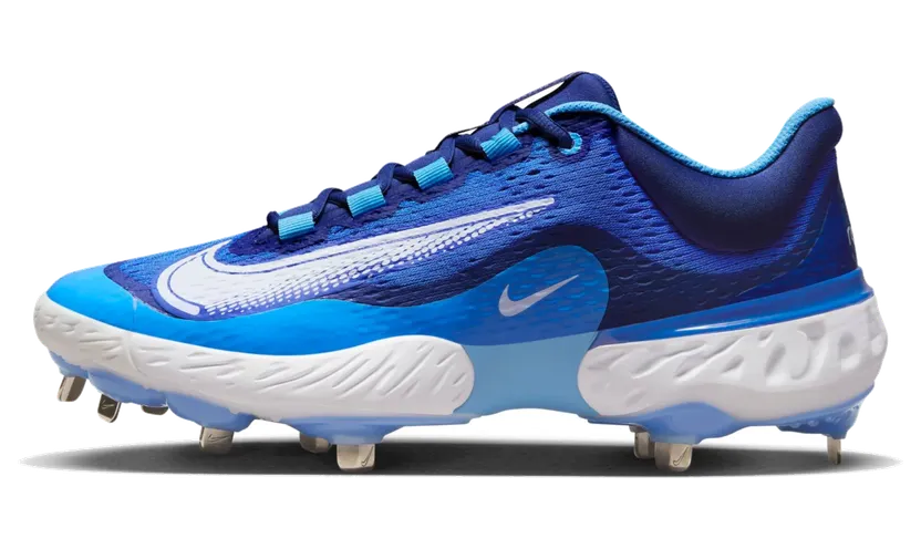 Nike Alpha Huarache Elite 4 Low “Hyper Royal White” (DJ6521-414)