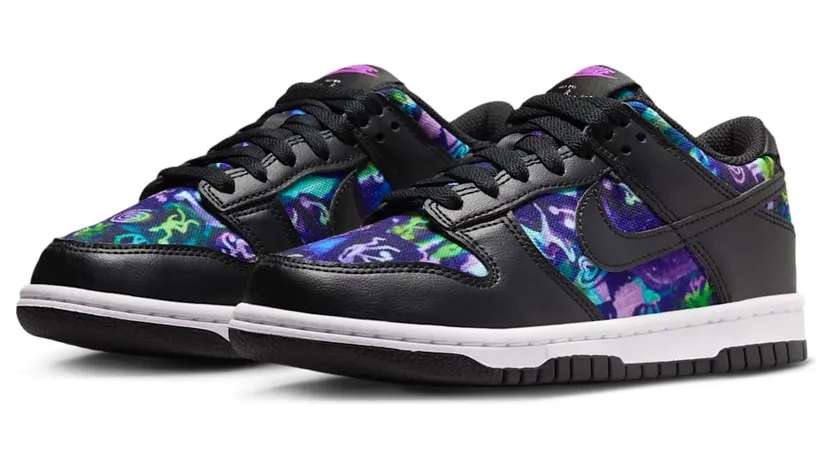 Nike Dunk Low Andrea Bergart GS: artistieke multi-color (5)