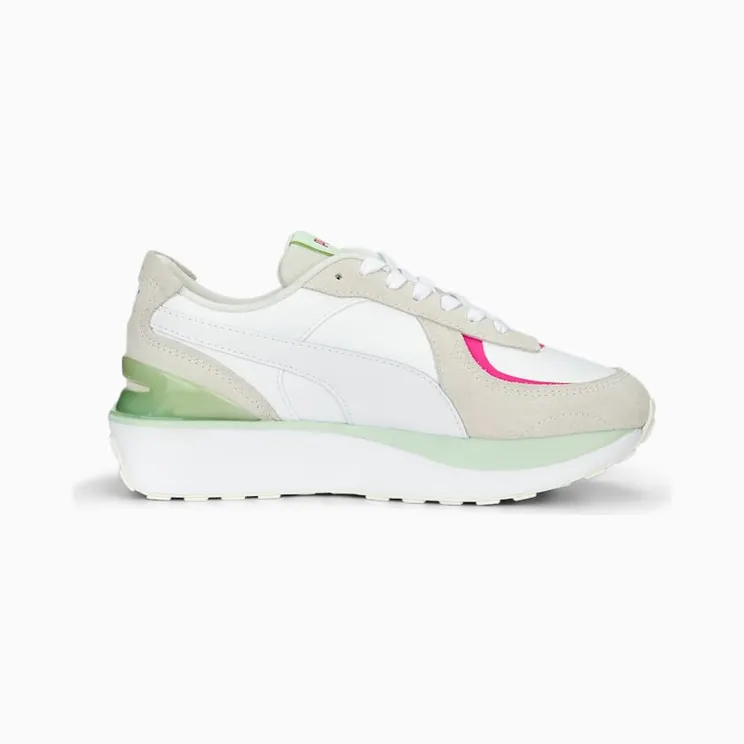 Puma Cruise Rider Nu Brighter Days “White/Pink/Green” (389925-01)