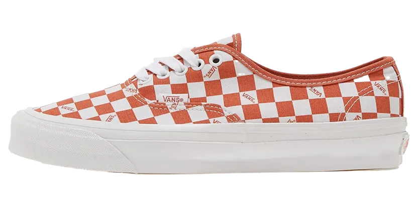 Vans Vault OG Authentic LX “CHECKERBOARD MECCA ORANGE” (VN0A5FBD0HL)