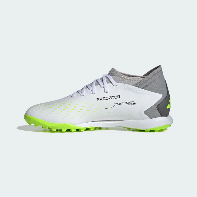 adidas Predator Accuracy.3 Turf Cloud White Core Black Lucid Lemon (GZ0004)