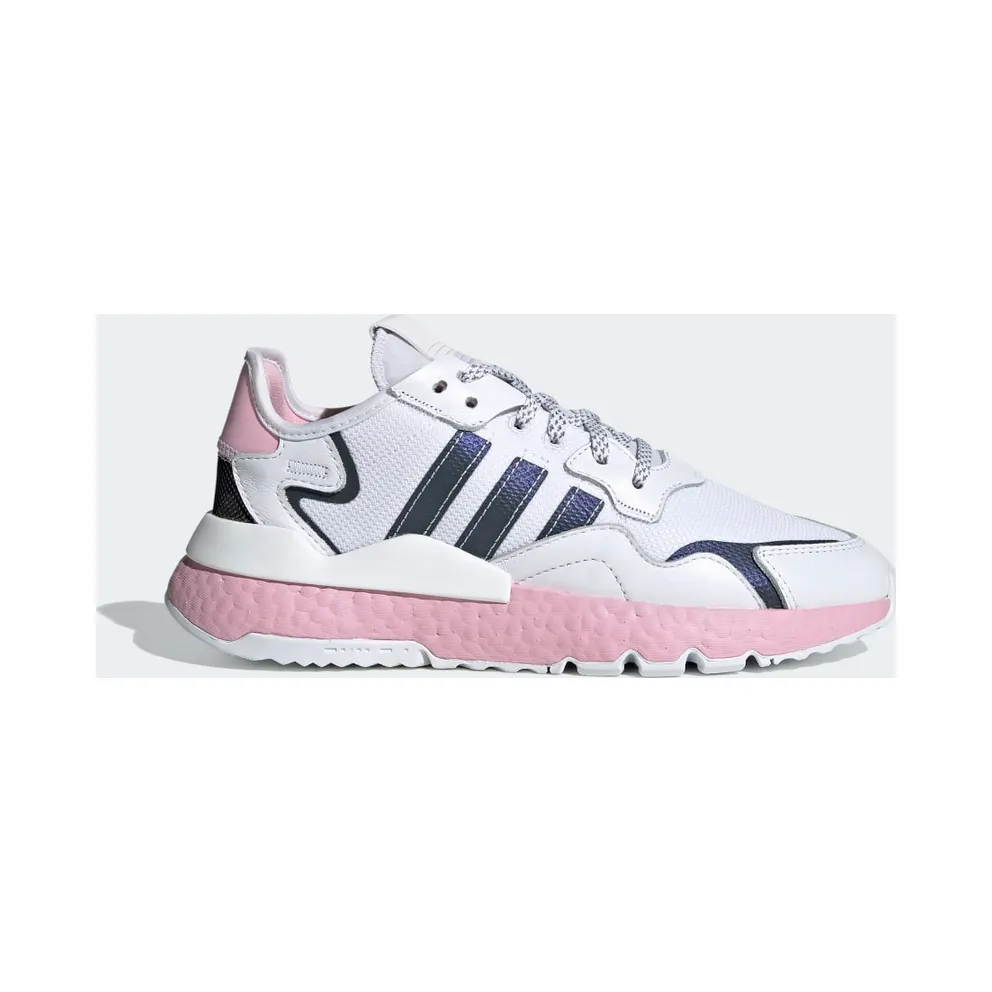 adidas Nite Jogger Cloud White True Pink (W) Cloud White/True Pink/Core Black (EG7942)
