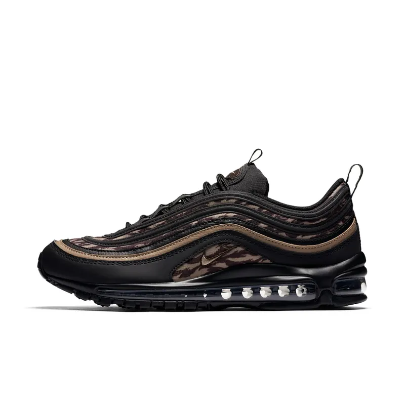 Nike Air Max 97 Tiger Camo Black/Velvet Brown-Khaki (AQ4132-001)