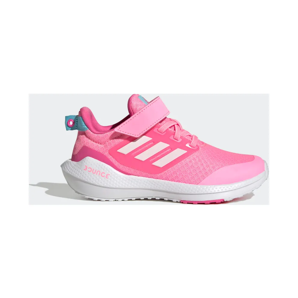 Adidas EQ21 Run 2.0 Bounce Sport Running Elastic Lace with Top Strap Beam Pink / Cloud White / Pulse Magenta (HR1843)