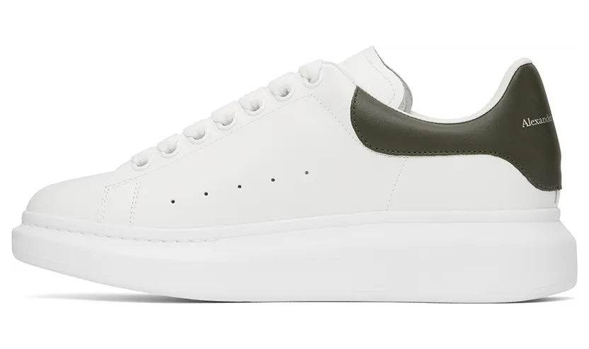 Alexander McQueen White & Grey Oversized Sneakers (553680WIB9Z9055) (3)