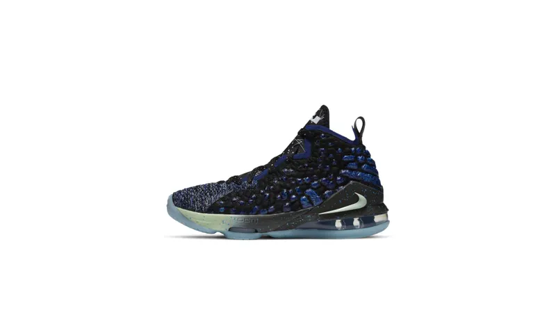Nike LeBron 17 Constellations (GS) Black/Volt-White (BQ5594-407)