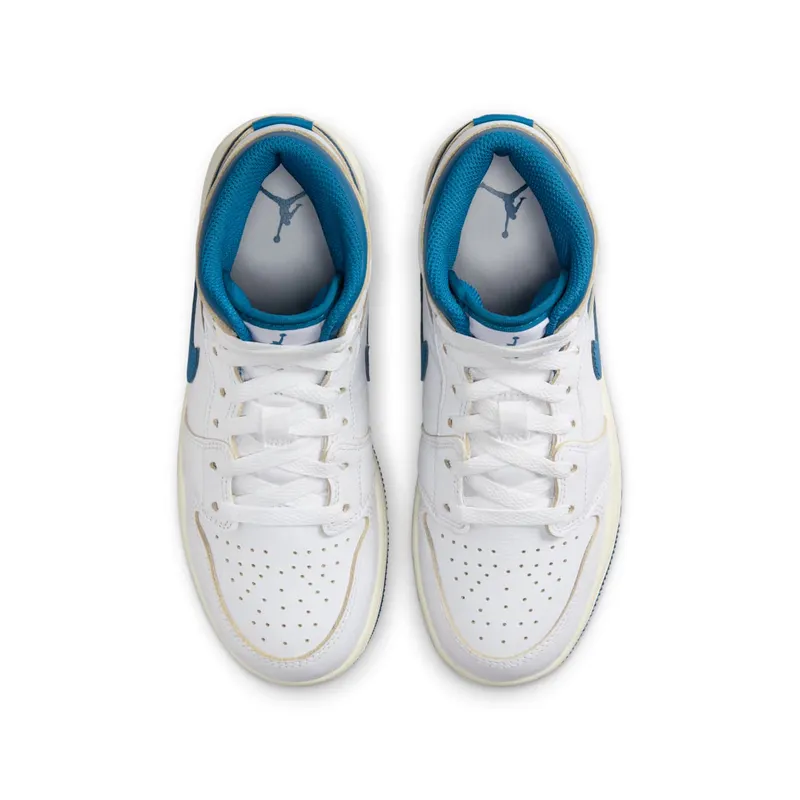 Jordan 1 Mid SE GS “Industrial Blue” (FN7432-141)