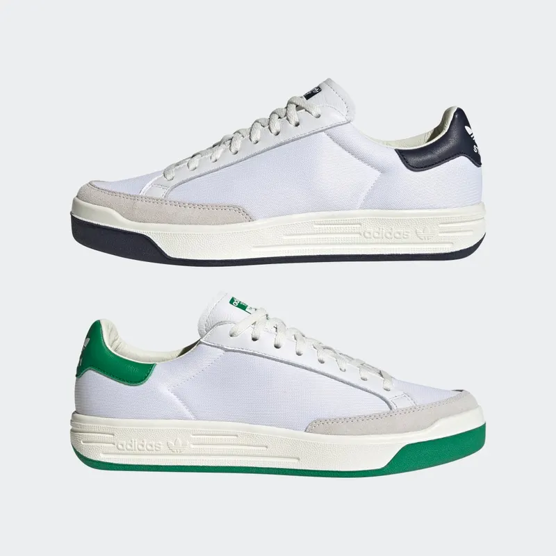Adidas Rod Laver Cloud White / Green / Navy Blue (FY1791)