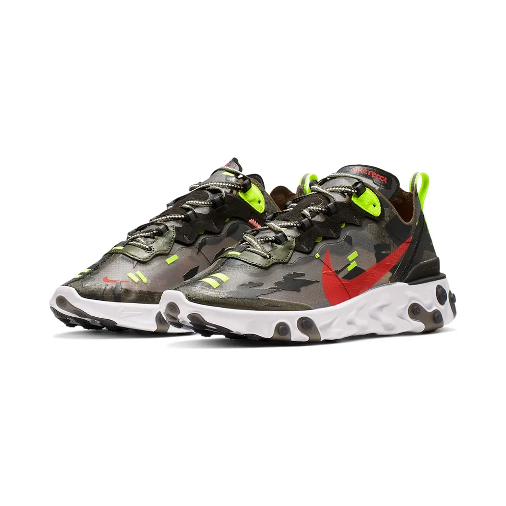 Nike React Element 87 Olive Camo (2019) (CJ4988-200)